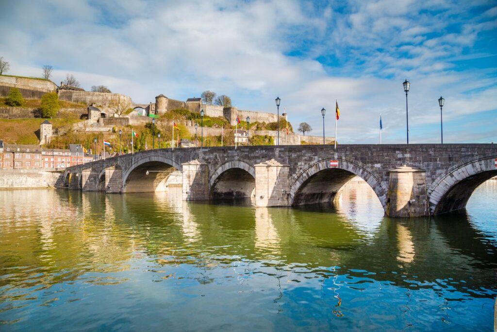 vue aerienne de namur