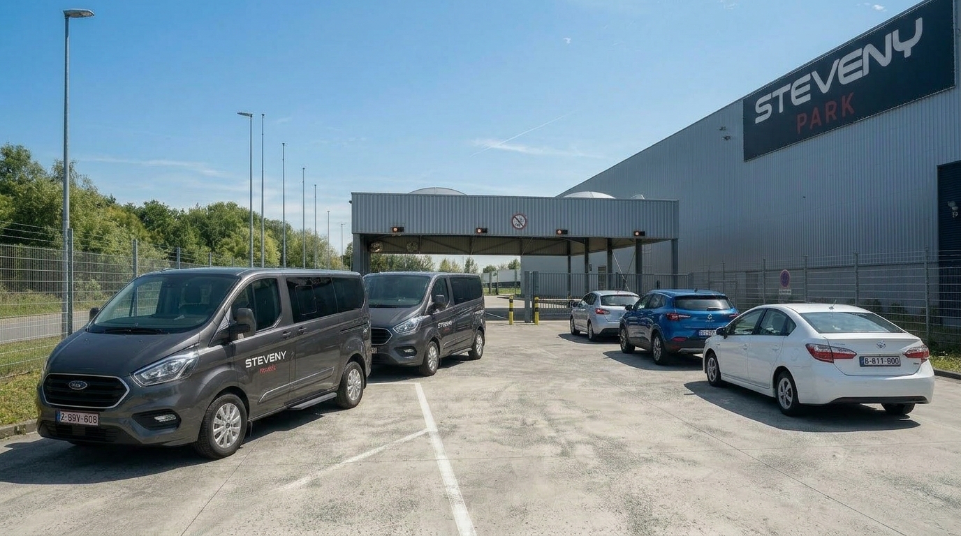 parking securise aeroport de charleroi